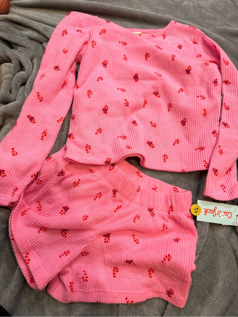 Cat & jack girl pink set sz M (8) NWT